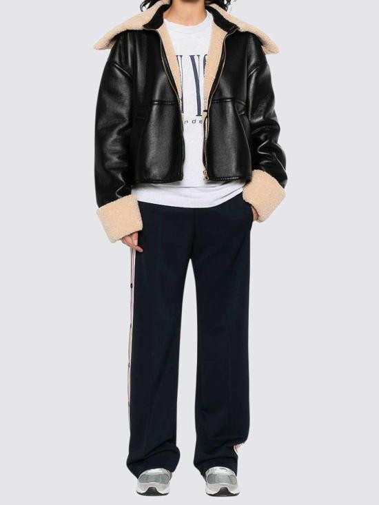 24FW 골든구스 스트레이트 팬츠 GWP01799P00152650836 Dark Blue - GOLDEN GOOSE