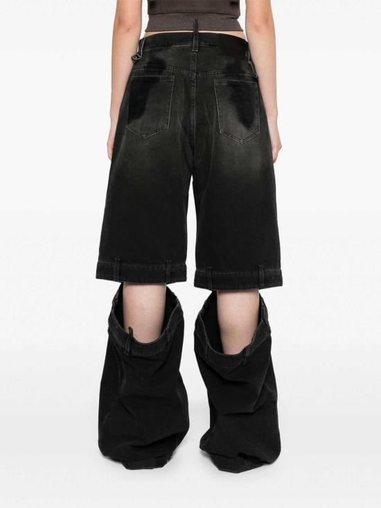 25FW 디 아티코 스트레이트 팬츠 248WCP157D097100 Black - THE ATTICO