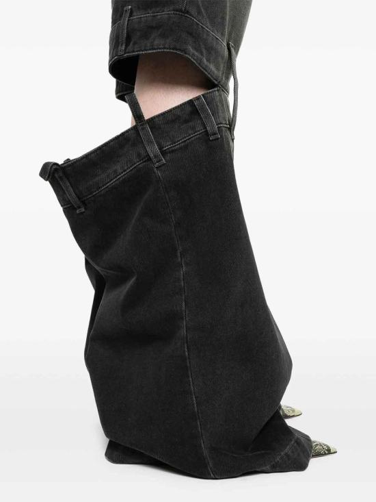 25FW 디 아티코 스트레이트 팬츠 248WCP157D097100 Black - THE ATTICO