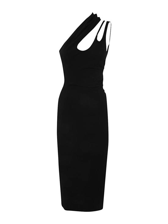  뮈글러 미디 스커트 23W1RO13084701999 Black - MUGLER