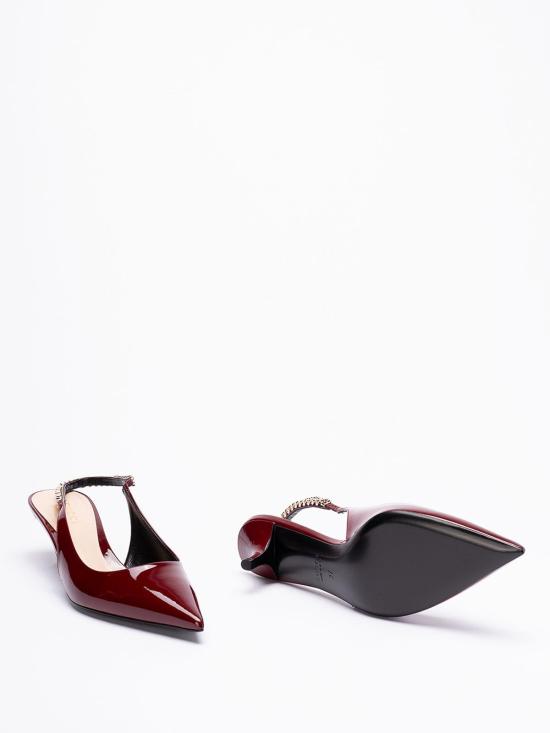  구찌 시뇨리아 슬링백 펌프스 782832BNC806207 DARK RED - GUCCI