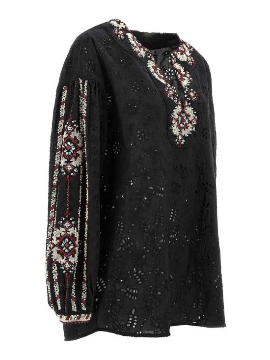 24FW 포르텔라 블라우스 WALLEGRAJA011BLK Black - FORTELA