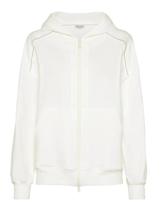  브루넬로 쿠치넬리 트레이닝 상의 MH827FB706C600 White