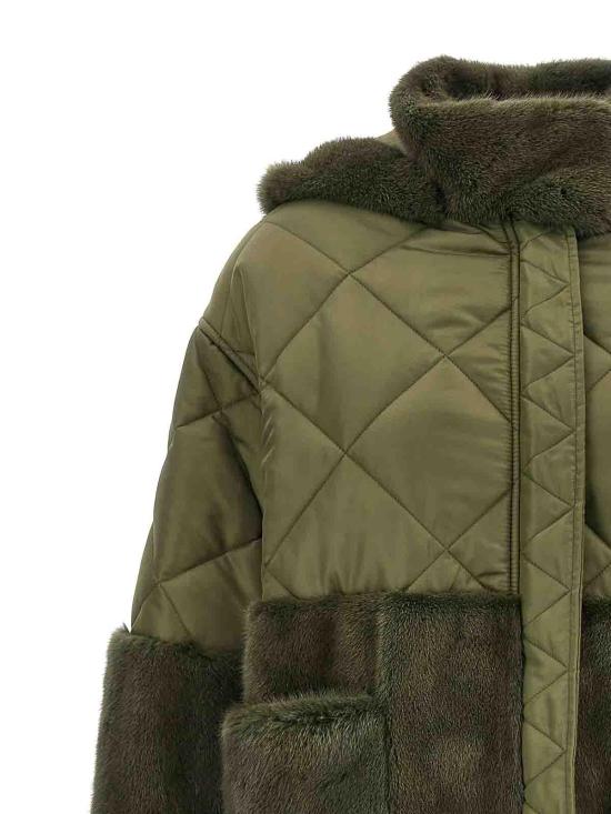 25FW 블랑샤 롱패딩 24101510MILITARE Green - BLANCHA