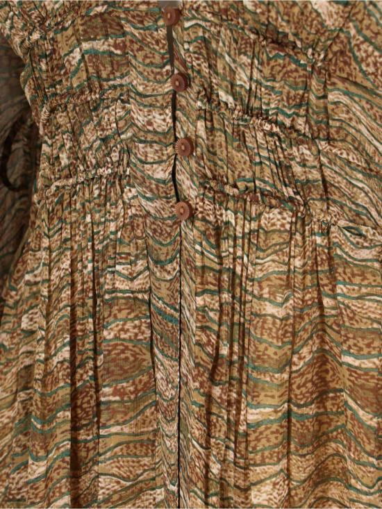 25SS 이자벨마랑에뚜왈 미디 원피스 RO0668FA C1J07E67KI GREEN - ISABEL MARANT ETOILE