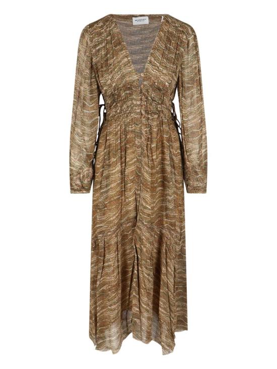 25SS 이자벨마랑에뚜왈 미디 원피스 RO0668FA C1J07E67KI GREEN