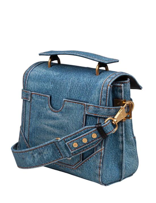 25SS 발망 토트백 EN1DB530TDEN 6FF BLUE YELLOW - BALMAIN