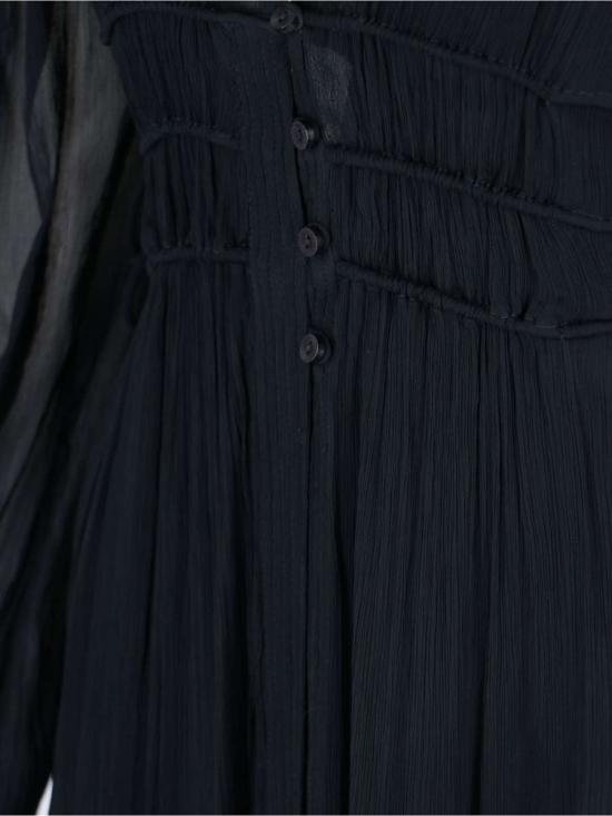 25SS 이자벨마랑에뚜왈 롱 원피스 RO0668FA C1J07E01BK Black - ISABEL MARANT ETOILE