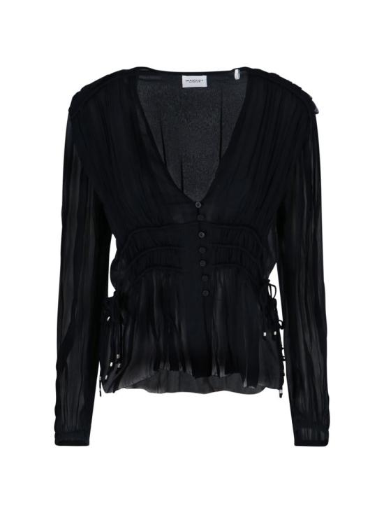 25SS 이자벨마랑에뚜왈 블라우스 HT0552FA C1J07E01BK Black