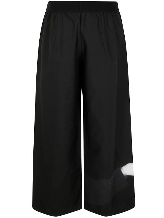 25SS 마리아 칼데라라 스트레이트 팬츠 T364CV 91 BLACK WHITE - MARIA CALDERARA