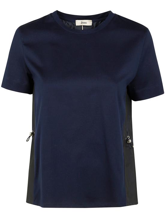 25SS 에르노 반팔 티셔츠 JG000224D 52006 9200 BLUE NAVY