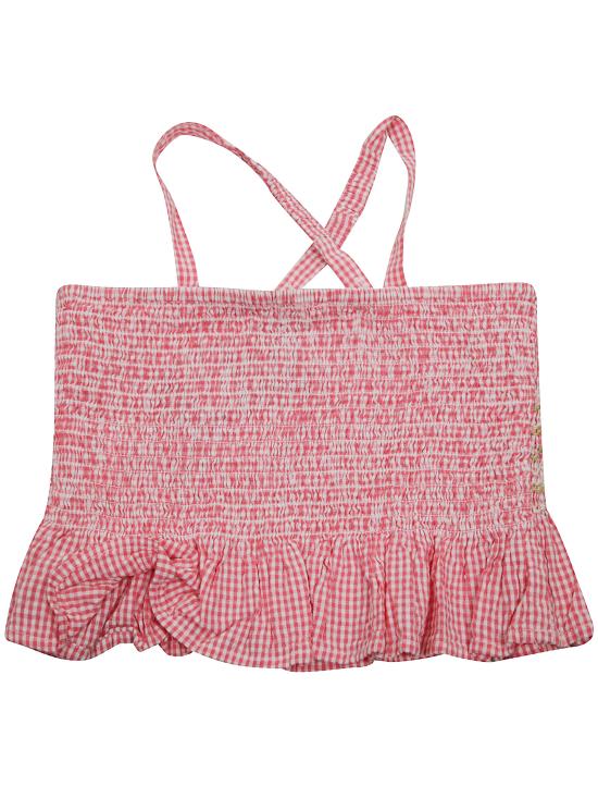 25SS [키즈] 루이스미샤 탑 GRI S25 C0163 PINK STRAWBERR VICHY - LOUISE MISHA