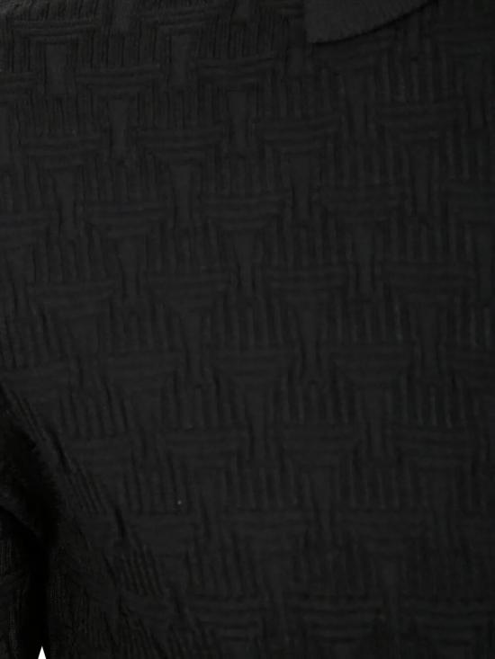 25SS 필리포 드 로렌티스 폴로 티셔츠 PL1MC SU18K 990 BLACK - FILIPPO DE LAURENTIIS