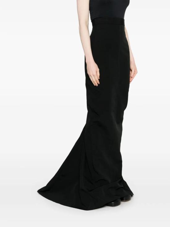 25SS 릭 오웬스 롱 스커트 RO01E7375 PCVS 09 BLACK - RICK OWENS