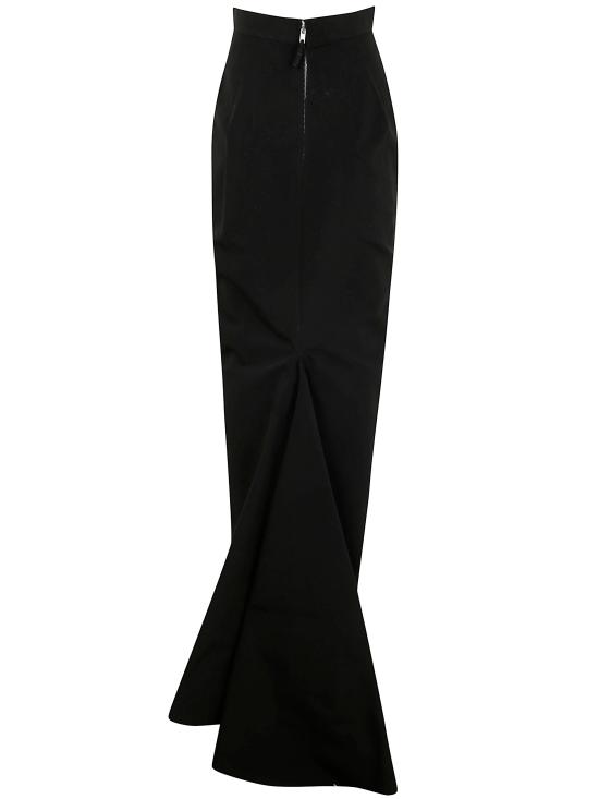 25SS 릭 오웬스 롱 스커트 RO01E7375 PCVS 09 BLACK - RICK OWENS