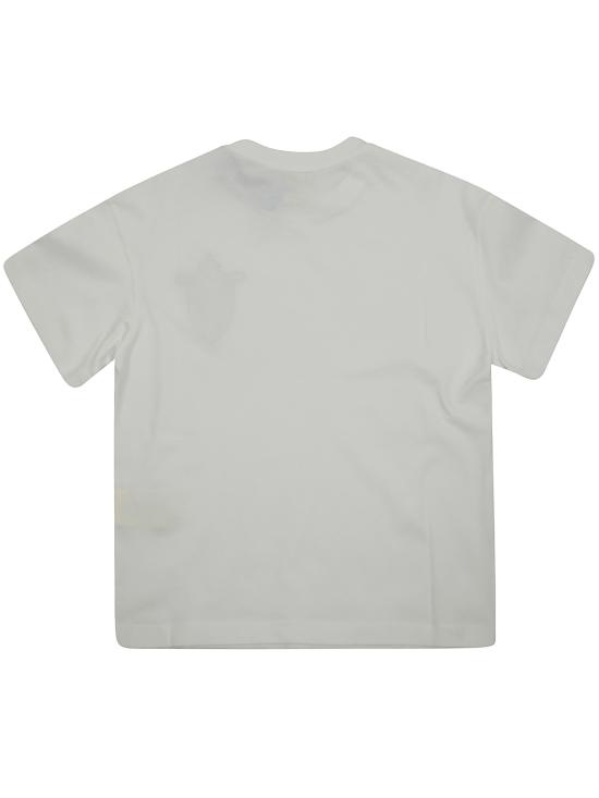 25SS [키즈] 펜디 티셔츠 JMI477 7AJ F0TU9 CHALK - FENDI