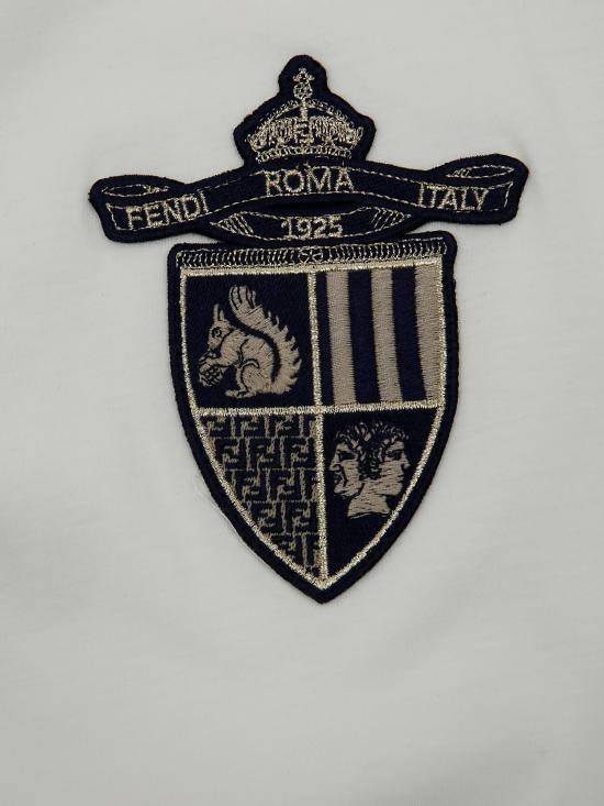 25SS [키즈] 펜디 티셔츠 JMI477 7AJ F0TU9 CHALK - FENDI