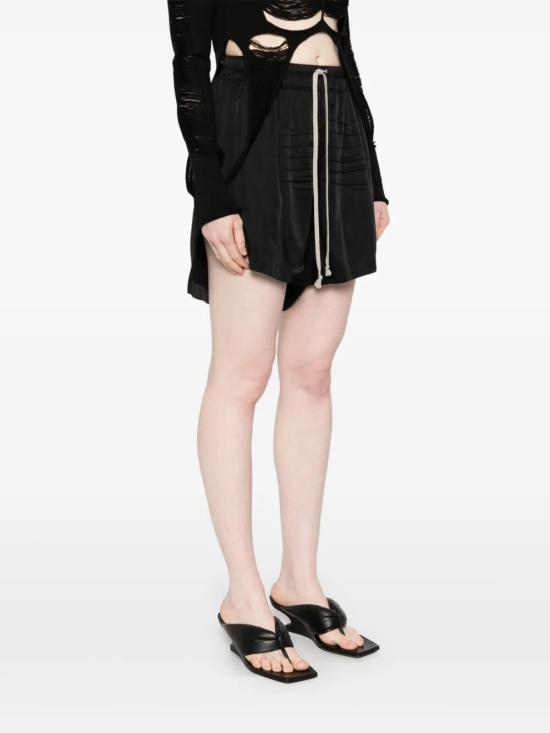 25SS 릭 오웬스 숏팬츠 RO01E7377 SCH 09 BLACK - RICK OWENS