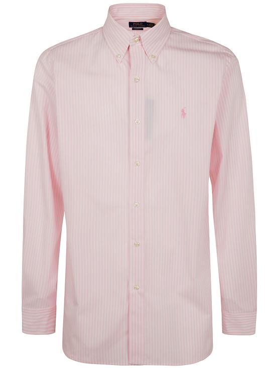 25SS 폴로 랄프로렌 긴팔 셔츠 710 929346 015 CARMEL PINK WHITE - POLO RALPH LAUREN