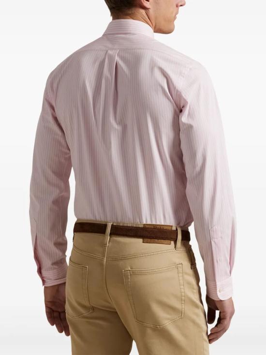 25SS 폴로 랄프로렌 긴팔 셔츠 710 929346 015 CARMEL PINK WHITE - POLO RALPH LAUREN