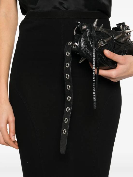 25SS 릭 오웬스 롱 스커트 RO01E7378 JA 09 BLACK - RICK OWENS