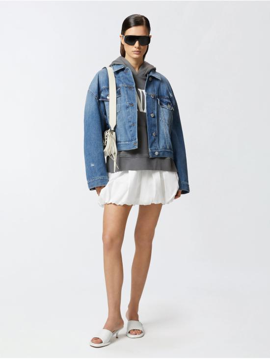 25SS 핑코 데님 자켓 104644 A2E1pjf - PINKO