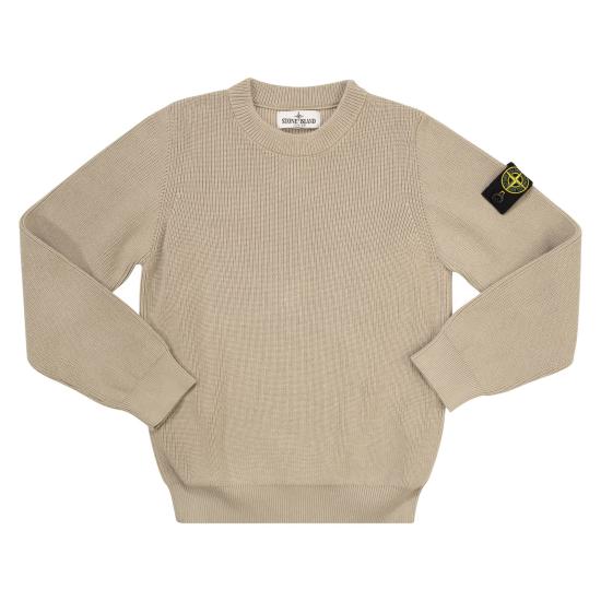 25SS [키즈] 스톤 아일랜드 캐시미어 니트 K1S165100004 SAND