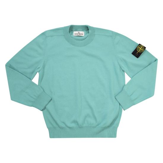 25SS [키즈] 스톤 아일랜드 캐시미어 니트 K1S165100001 TURQUOISE