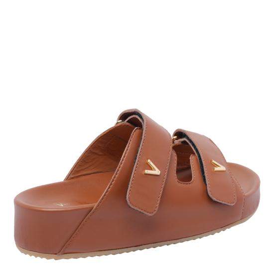 25SS 비아로마 뮬/슬리퍼 4356 901CUOIO Brown - VIA ROMA