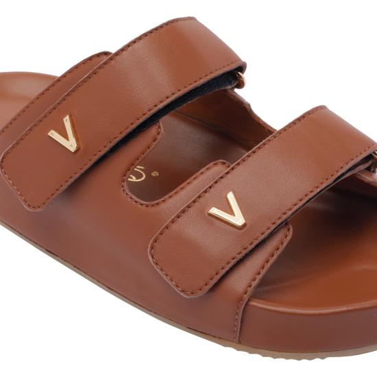 25SS 비아로마 뮬/슬리퍼 4356 901CUOIO Brown - VIA ROMA