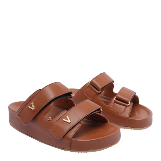 25SS 비아로마 뮬/슬리퍼 4356 901CUOIO Brown - VIA ROMA