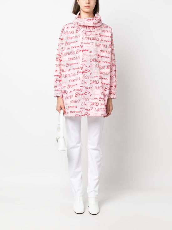 25SS 엠포리오 아르마니 스트레이트 팬츠 8N2J182NV3Z0100 WHITE - EMPORIO ARMANI