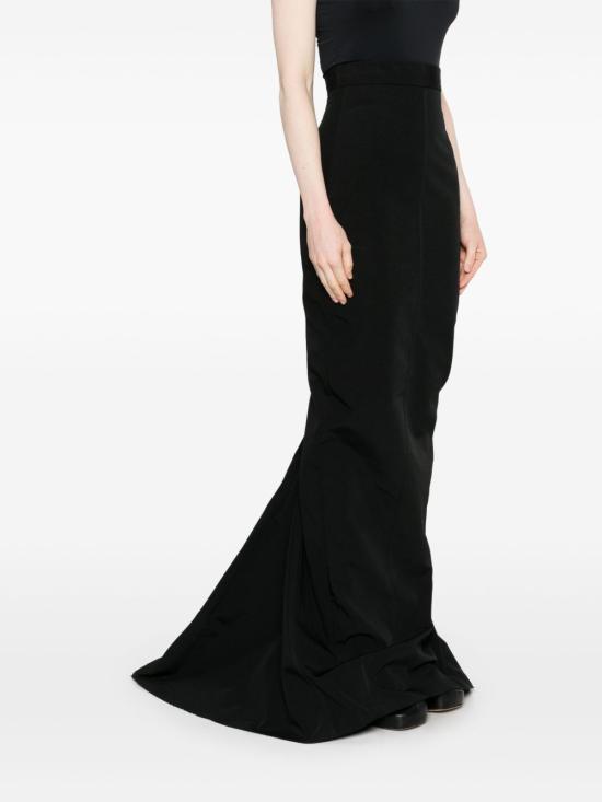 25SS 릭 오웬스 미디 스커트 RO01E7375PCVS09 BLACK - RICK OWENS