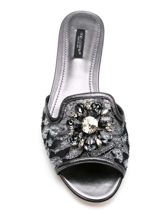 25SS 돌체앤가바나 뮬/슬리퍼 CQ0023AE63787505 SILVER - DOLCE & GABBANA