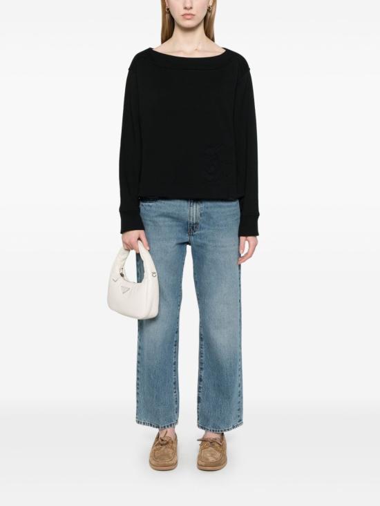 25SS 엠포리오 아르마니 스웨터 EW000889AF12538UC001 BLACK - EMPORIO ARMANI