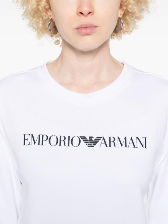 25SS 엠포리오 아르마니 스웨터 8N2M9E2J49ZF109 WHITE - EMPORIO ARMANI