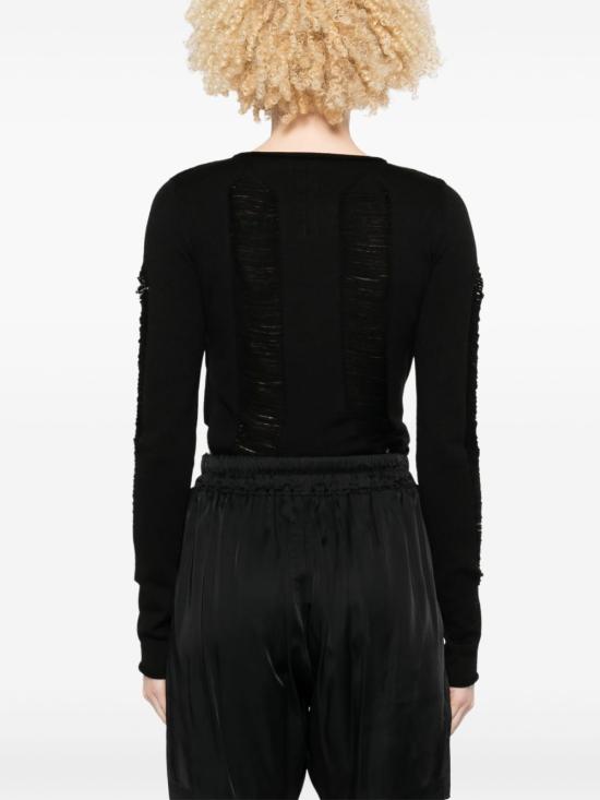 25SS 릭 오웬스 반팔 티셔츠 RO01E7616KGRIDM09 BLACK - RICK OWENS