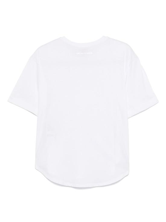 25SS 엠포리오 아르마니 반팔 티셔츠 EW001132AF13318U0002 WHITE - EMPORIO ARMANI