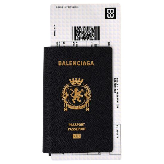 25SS 발렌시아가 카드지갑 7877742AA3R1000 BLACK