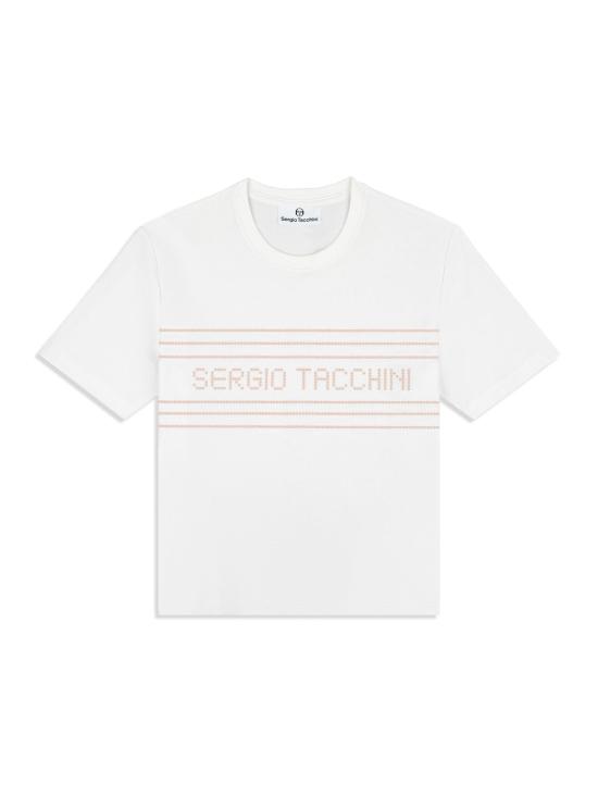  세르지오 타키니 반팔 티셔츠 STS25W51159BRILLIANTWHITE BRILLIANT WHITE DOM