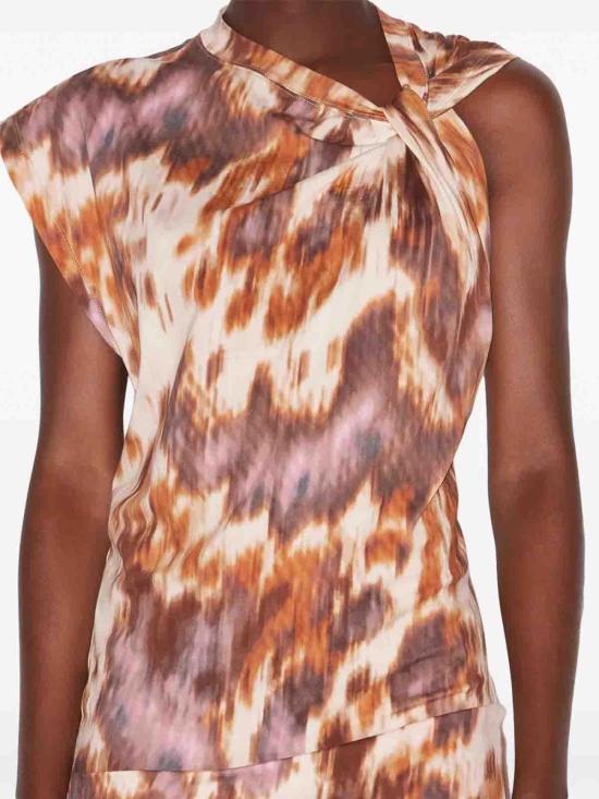  이자벨마랑 미디 원피스 RO0481FAC1N09EECOE Multicolour - ISABEL MARANT