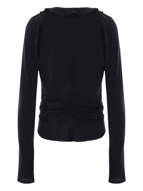 25SS 생로랑 블라우스 820520Y100W1000 Black - SAINT LAURENT