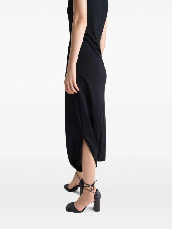 25SS 르메르 미디 스커트 DR1106LJ1034BK999 Black - LEMAIRE