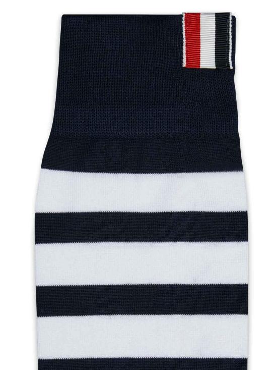 26FW 톰브라운 양말 MAS200AY3012415 Dark Blue - THOM BROWNE
