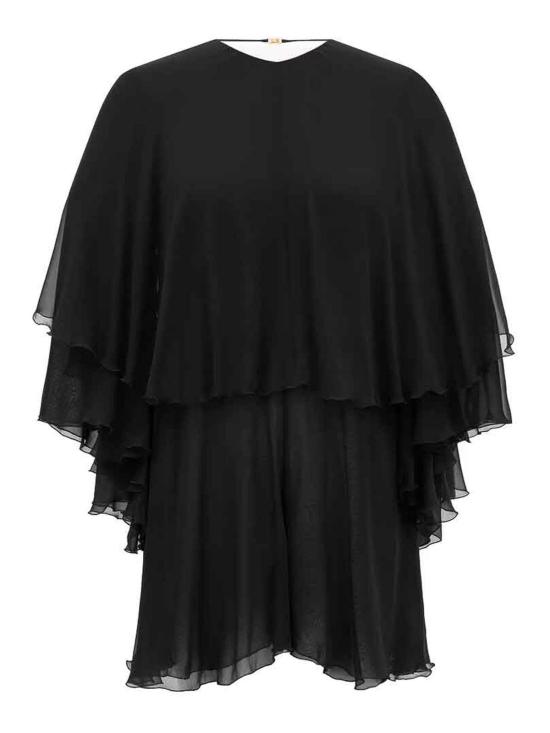  생로랑 숏 원피스 817868Y115W1000 Black