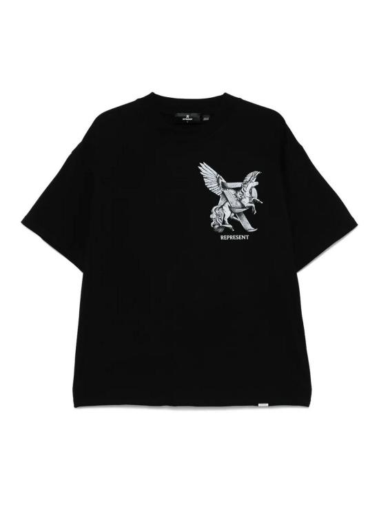 25SS 리프레젠트 반팔 티셔츠 MLM4106601 Black