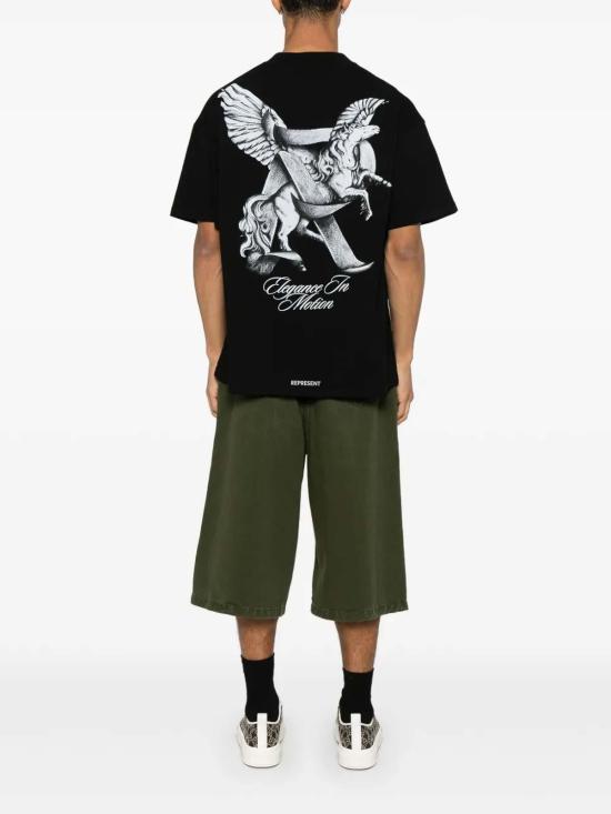 25SS 리프레젠트 반팔 티셔츠 MLM4106601 Black - REPRESENT