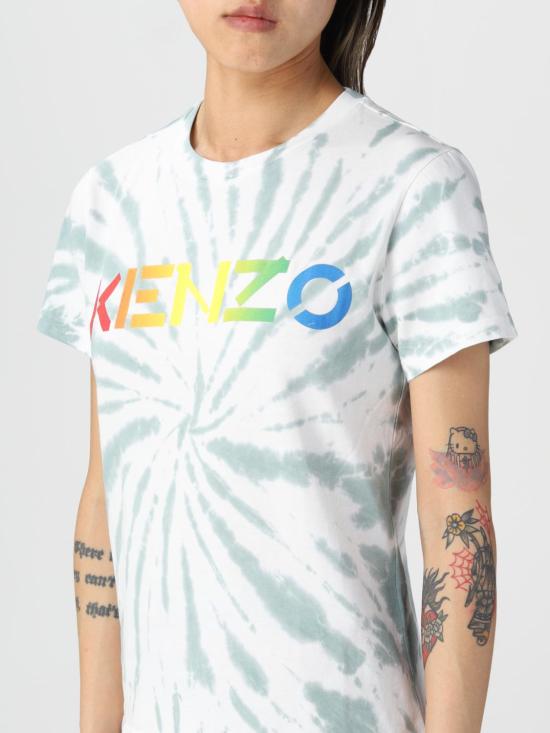 겐조 반팔 티셔츠 FC52TS8544SA 58A Mint - KENZO