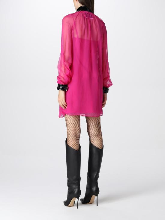  모스키노 숏 원피스 04045538 1244 Fuchsia - MOSCHINO