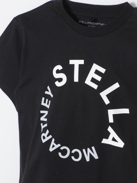 25FW [키즈] 스텔라 맥카트니 티셔츠 TV8P61Z0434 930 Black - STELLA MCCARTNEY